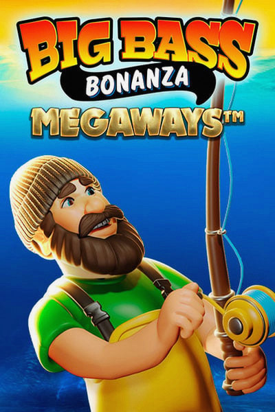 Omslag van de slot Big Bass Bonanza Megaways in de Betwest Casino-lobby
